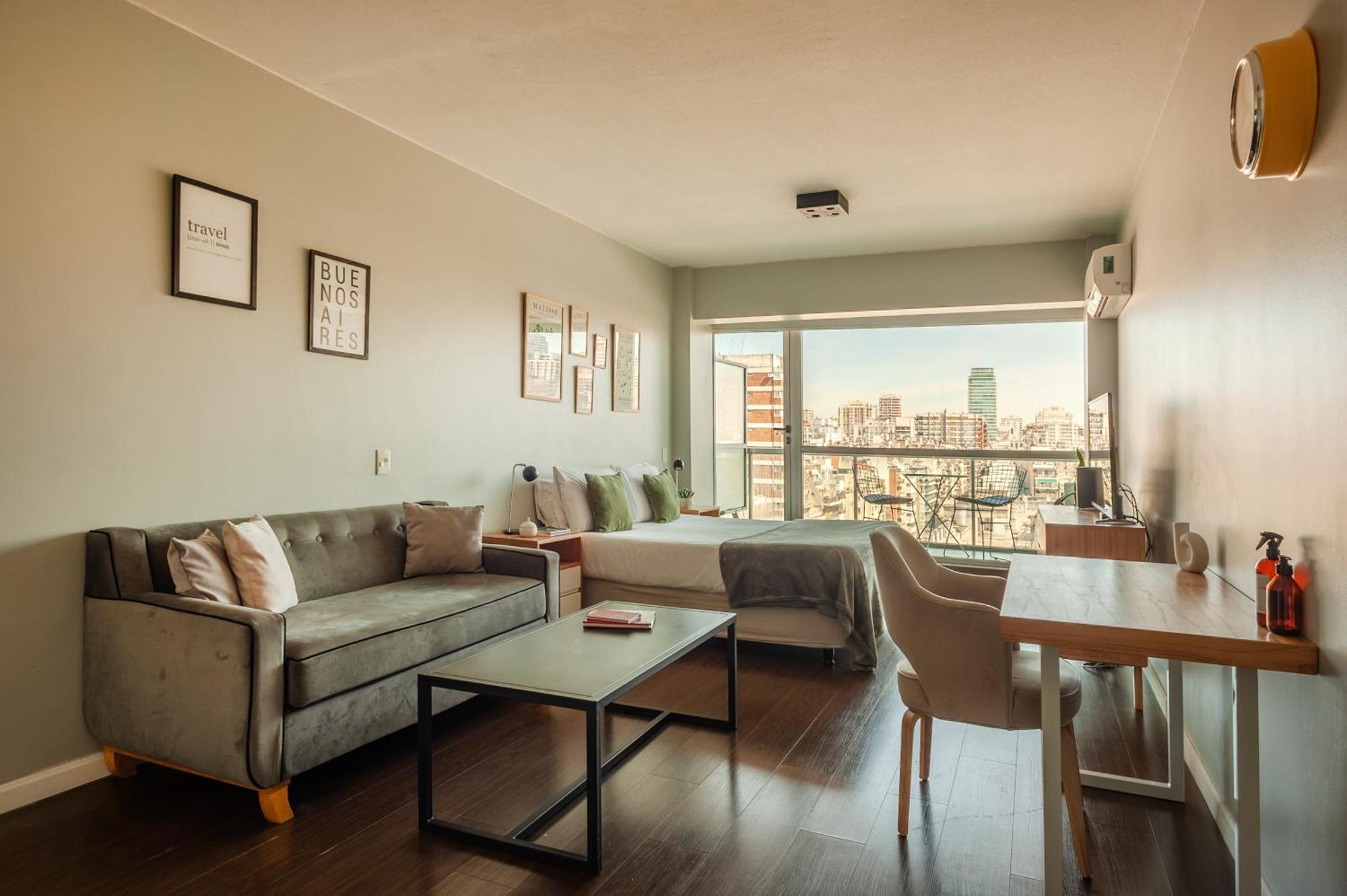 Apartamento High End Cozy At Recoleta -amazing View- 12h *